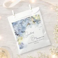 Something Blue Before I Do Hydrangea Bridal Shower Favor Bag