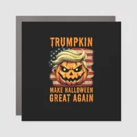 Trumpkin Halloween Pumpkin Make Halloween Great Ag Car Magnet