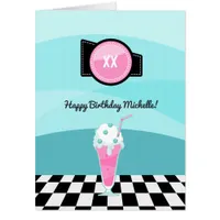Sock Hop Party Card