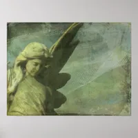 Angel and Textures Poster