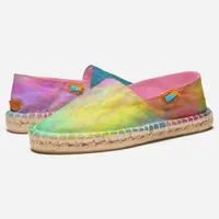 Colorful Abstract Clouds Espadrilles