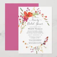 Spring Wild Flower Drive by Bridal or Baby Shower Invitation