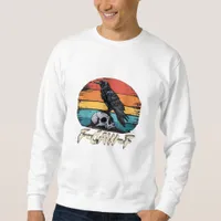 Crow, Retro F-Caw-F Bird Crow Funny Crow Bird Cawi Sweatshirt