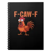 F Caw F Funny Chicken Classic Trendy Modern Style Notebook