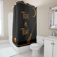 Halloween Trick or Treat  Shower Curtain