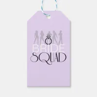 Bride Squad Silhouettes Black on Lites ID252 Gift Tags