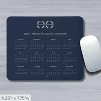 2025 Calendar Business Logo Mouse Pad