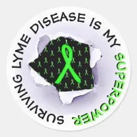 Surviving Lyme Disease Superpower STICKERS