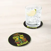 Join the Intergalactic Adventure Today! Round Paper Coaster