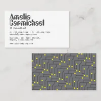 IT Information Technology Consultant Business Card