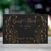 Vintage Wedding Romantic Steampunk Fairytale Guest Book