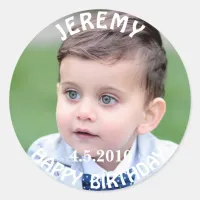 Birthday Boy Photo Sticker