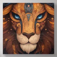 Leo the Lion King Acrylic Photo Tile