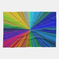 Circular Gradient Rainbow Kitchen Towel