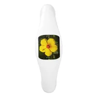 Yellow Hibiscus Flower Ceramic Cabinet Pull