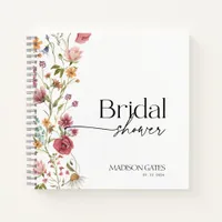 Bridal Shower Floral Guest  Notebook