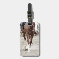 Western Riding Luggage Tag