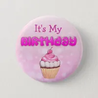 It's My Birthday Button