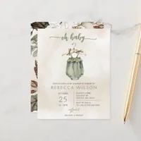 Budget Gender Neutral Boho Baby Shower Invitation