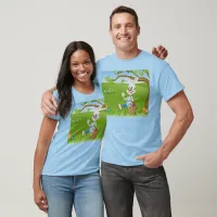 Easter Bunny with Eggs Unisex T-Shirt