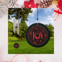 Red, Black & Green JOY Gangster Merry Christmas | Wind Chime