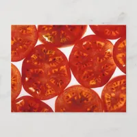 Sliced Tomatoes Postcard