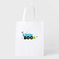 Little Boo Funny Retro Grocery Bag