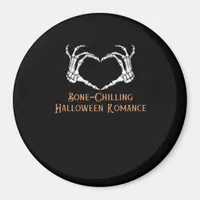 Halloween Haunted Heart Skeletal Bone Chilling Cla Magnet