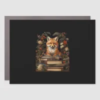 Cottagecore Aesthetic Book Lover Goblincore Retro  Car Magnet