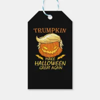 Trumpkin Make Halloween Great Again – Retro Pumpki Gift Tags