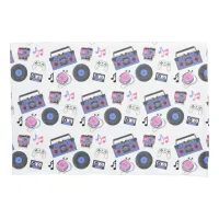 Retro 1980's Era Music Nostalgic Pillow Case