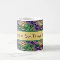 Laissez Les Bon Temps Rouler Mardi Gras Masks Coffee Mug