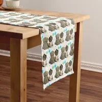 Lil Cowboy and Bear Country and Western Themed Short Table Runner