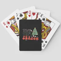 Cute Christmas, Tis The Season Poker Cards