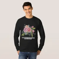 Custom Personalize Photo Artwork Dark Long Sleeve T-Shirt