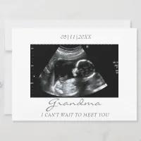 Grandma's New Grandbaby Ultrasound Announcement