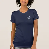 Personalized Name Red White Blue Golf T-Shirt