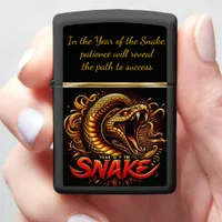 Year of the snake: Chinese new year 2025 Zippo Lighter