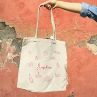 Chic 'That's Amore' Italian-Themed Customizable  Tote Bag