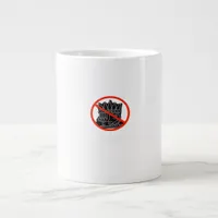 No Kings In The USA America Say No King Classic Re Giant Coffee Mug