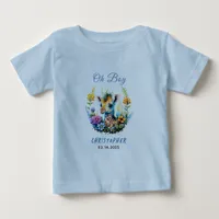 Oh Boy! Baby Giraffe Baby Shower  Baby T-Shirt