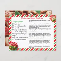 Christmas Sugar Cookies Recipe Card