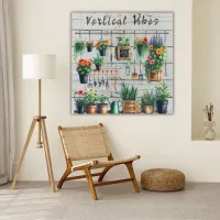 Vertical Garden Nature Lover Old Wood Wall Art