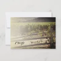 Vineyard and Rose Fence Wedding RSVP