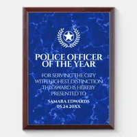 Blue Marble Police Officer of the Year Award