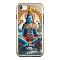 Vibrant elephant with Floral Motifs Incipio DualPro Shine iPhone 8/7 Case