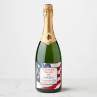 47th President Donald J. Trump Inauguration Day Sparkling Wine Label