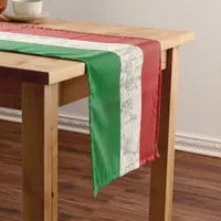Flag and Symbols of Italy ID157 Short Table Runner