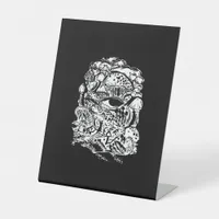 Cottagecore Aesthetic Frog Mushroom Goblincore Cre Pedestal Sign