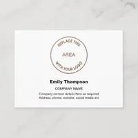 Your Company Logo Name Contact Details Business Card